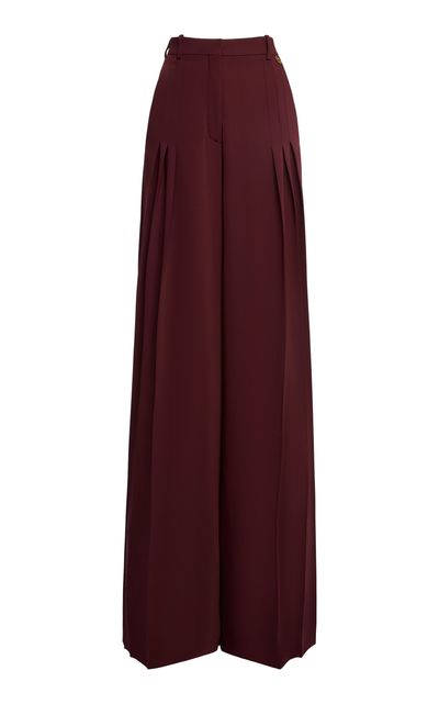 Zuhair Murad Zuhair Murad Pleated WideLeg Cady Pants