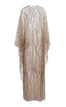 Zuhair Murad Zuhair Murad Posidonia Stone Embroidered Kaftan