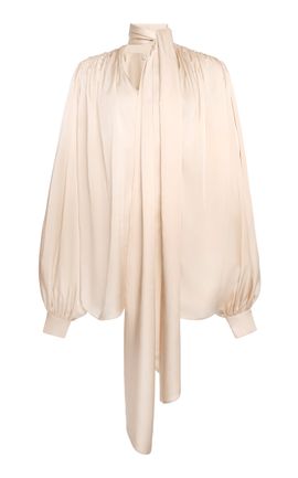 Zuhair Murad Zuhair Murad ScarfDetail Satin Top