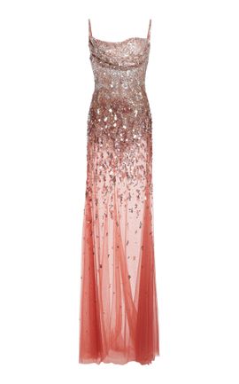 Zuhair Murad Zuhair Murad Sheer Embroidered Maxi Dress