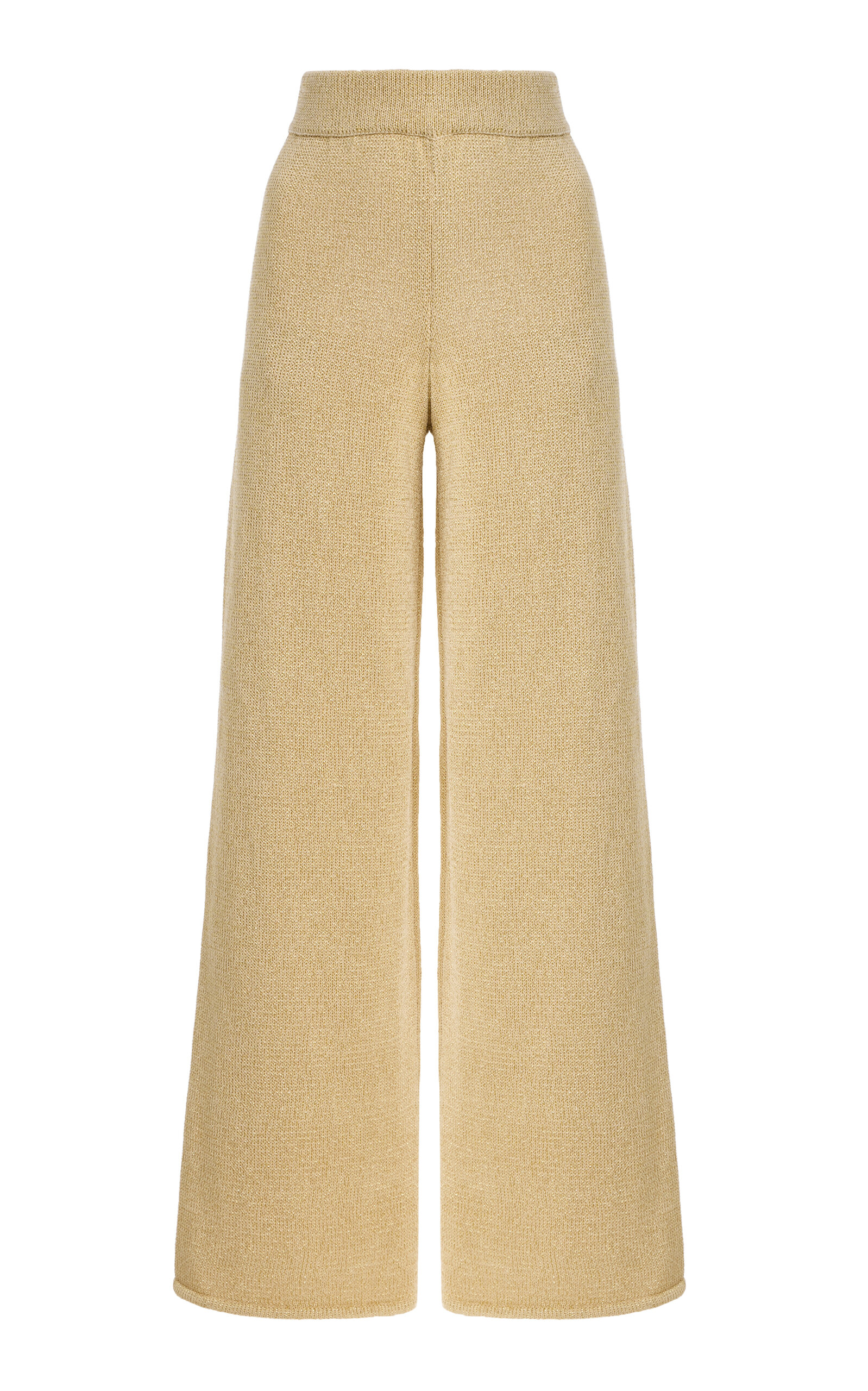 Zulu & Zephyr Zulu & Zephyr Exclusive La Isla Lurex Knit HighWaist Pants