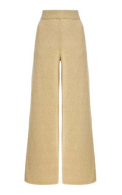 Zulu & Zephyr Zulu & Zephyr Exclusive La Isla Lurex Knit HighWaist Pants