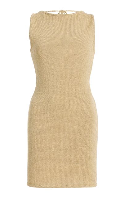 Zulu & Zephyr Zulu & Zephyr Exclusive La Isla Lurex Knit Mini Dress