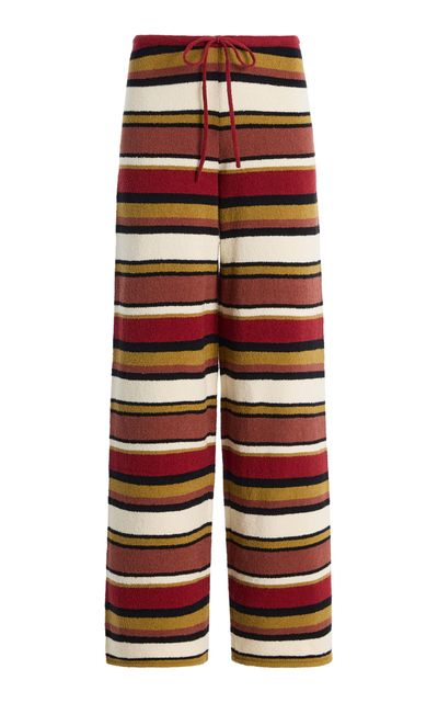 Zulu & Zephyr Zulu & Zephyr Striped CottonLinen Knit Pants