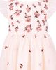Zunie Zunie Embroidered Flutter Sleeve Mesh Dress - 3