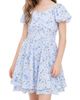 Zunie Zunie Emma Floral Print Smock Romper - 2