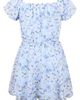 Zunie Zunie Emma Floral Print Smock Romper - 3