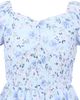 Zunie Zunie Emma Floral Print Smock Romper - 4