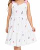 Zunie Zunie Floral Embroidered Smock Sundress - 2