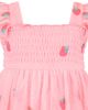 Zunie Zunie Flutter Sleeve Smocked Strawberry Embroidered Dress - 3