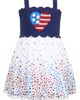 Zunie Zunie Heart Flag Knit Bodice Mesh Skirt Dress - 1