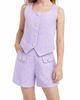 Zunie Zunie Kids' Bouclé Vest & Shorts Set - 2