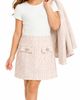 Zunie Zunie Kids' Bow Boucle Jacket & Dress Set - 5