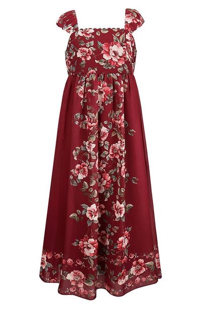Zunie Zunie Kids' Chiffon Maxi Dress
