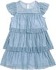 Zunie Zunie Kids' Confetti Metalllic Tiered Party Dress - 1