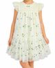 Zunie Zunie Kids' Embroidered Flutter Sleeve Mesh Party Dress - 2