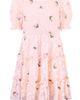 Zunie Zunie Kids' Floral Embroidered Lace Tiered Dress - 1