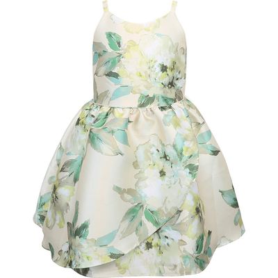 Zunie Zunie Kids' Floral Mikado Party Dress