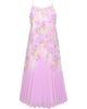 Zunie Zunie Kids' Floral Pleated Chiffon Dress - 1