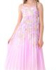 Zunie Zunie Kids' Floral Pleated Chiffon Dress - 2