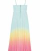 Zunie Zunie Kids' Ombré Flutter Sleeve Pleated Maxi Dress - 3