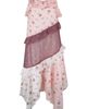 Zunie Zunie Kids' Ruffle Floral Handkerchief Hem Dress - 1