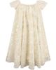 Zunie Zunie Kids' Sequin Embroidered Flutter Sleeve Dress - 1