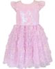 Zunie Zunie Kids' Sequin Flutter Sleeve Party Dress - 1