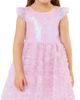 Zunie Zunie Kids' Sequin Flutter Sleeve Party Dress - 2