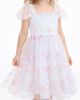 Zunie Zunie Kids' Smocked Bodice Dimensional Appliqué Party Dress - 2