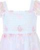 Zunie Zunie Kids' Smocked Bodice Dimensional Appliqué Party Dress - 4