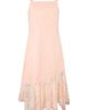 Zunie Zunie Kids' Stretch Lace Asymmetric Flounce Party Dress - 1