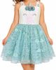 Zunie Zunie Kids' Unicorn Sequined Soutache Dress - 2