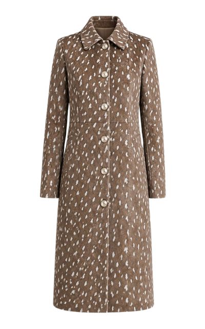 ZUT ZUT Antar LeopardPrint Haircalf Leather Coat