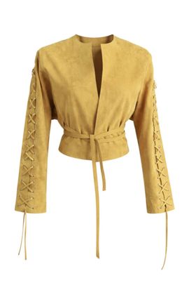 ZUT ZUT Jockey Suede LaceUp Jacket
