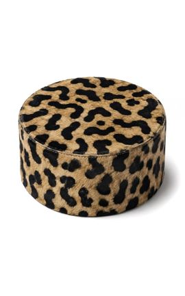 ZUT ZUT Leopard Honey Pillbox Hat