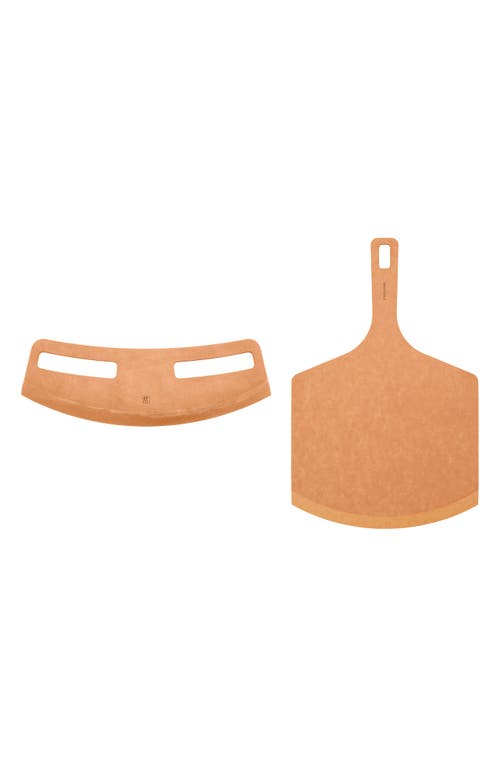 ZWILLING ZWILLING BBQ 2-Piece Plant-Fiber Wood Pizza Peel & Cutter Set