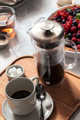 Zwilling ZWILLING Sorrento Plus Double Wall French Press in Clear at Urban Outfitters