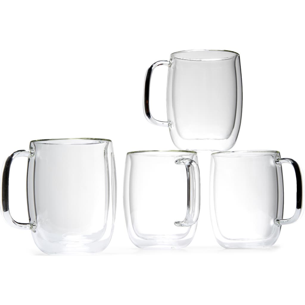 ZWILLING ZWILLING Sorrento Plus Double Wall Glass Mugs - Set of 4