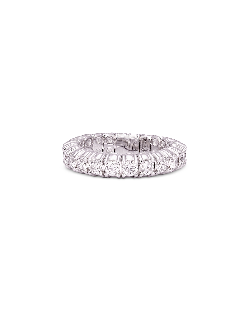 Zydo Zydo 18K White Gold Stretch Diamond Band, 2.57 tcw