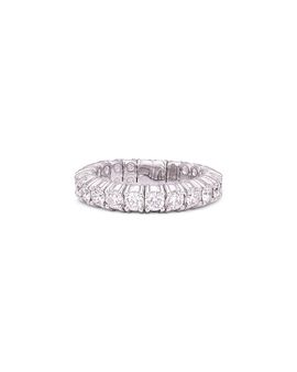Zydo Zydo 18K White Gold Stretch Diamond Band, 2.57 tcw