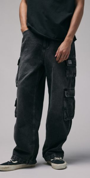 BDG - Multi-Pocket Cargo Jean in Black, Men's at Urban Outfitters