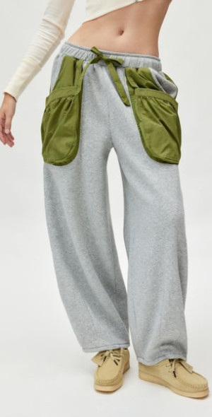BDG - Trish Balloon Jogger Pant in Grey, Women's at Urban Outfitters