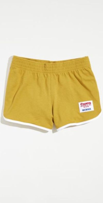 Champion UO Exclusive Gym Short in Yellow at Urban Outfitters