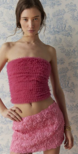 urban outfitters ruffle top