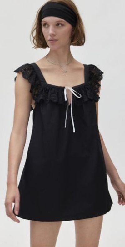 chinese dress ladies First Crush Satin Babydoll Dress