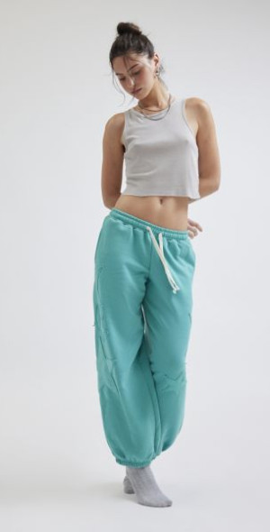 ★ILLIGO★ Star Patch Sweatpants Melange 5011543715 Out From Under Out From Under Brenda Star Patch Jogger