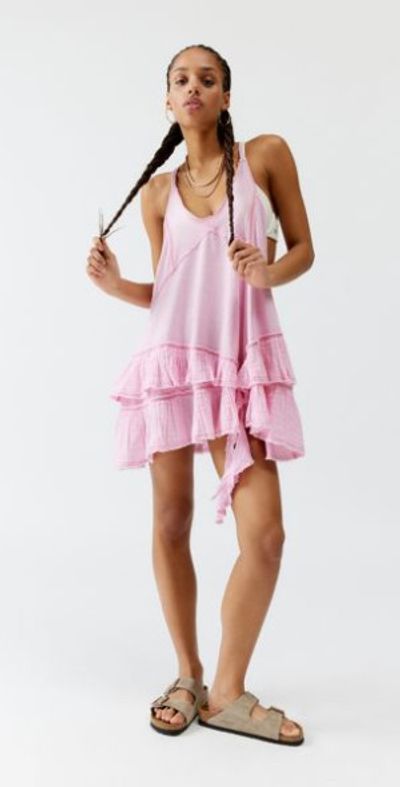 Out From Under - Driftless Racerback Mini Dress in Pink, Women's at Urban  Outfitters