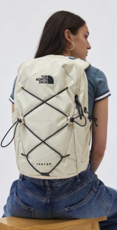 The North Face - Jester Laptop Backpack in Gravel/Black, Women's at Urban  Outfitters