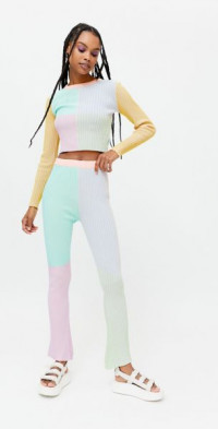 Ragged Priest Rib velour flares o-ring cut main image 0